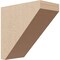 Ekena Millwork 4"W x 8"D x 8"H Classic Concord Rough Cedar Woodgrain TimberThane Corbel, Primed Tan CORUR04X08X08CONRCPR - alternate 1